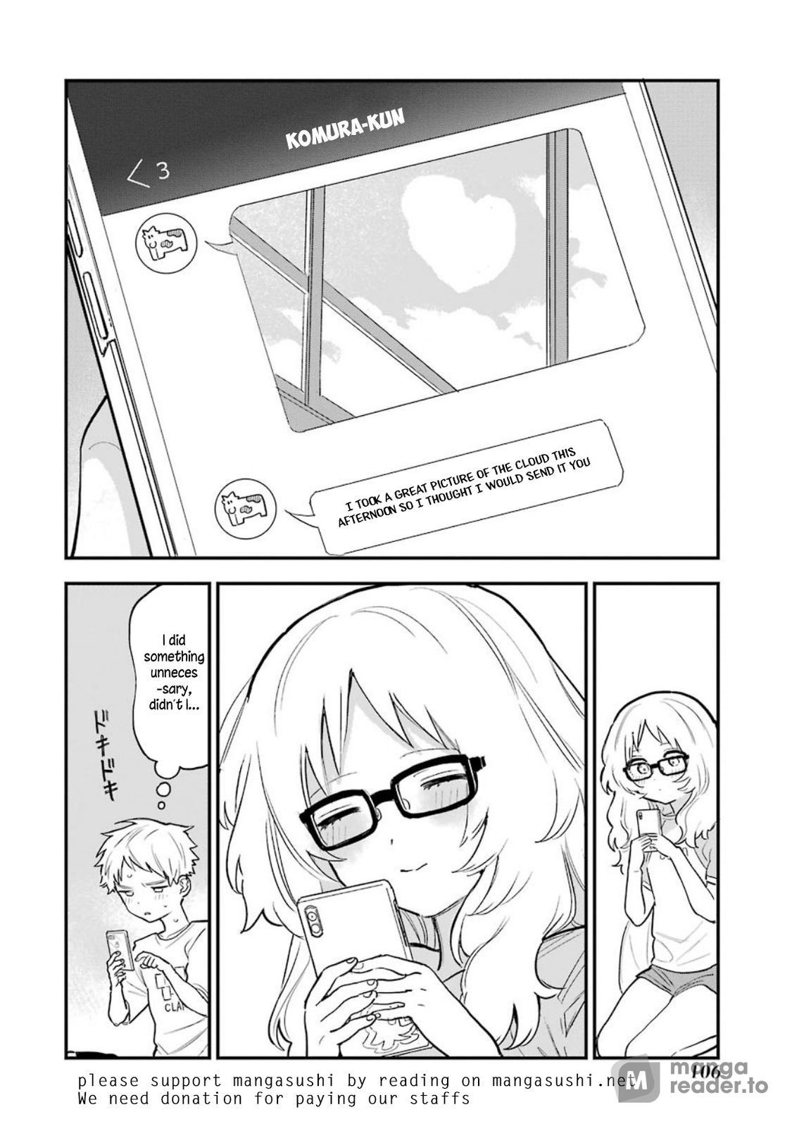 Suki na Ko ga Megane wo Wasureta, Chapter 37 image 4